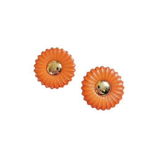 70's clip earrings