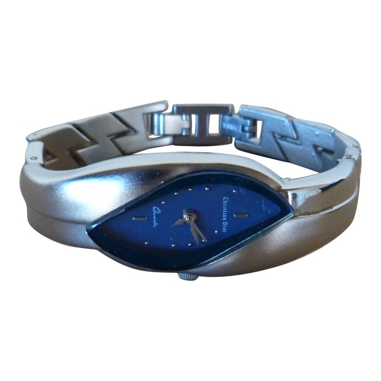 Montre dior shop femme bleu