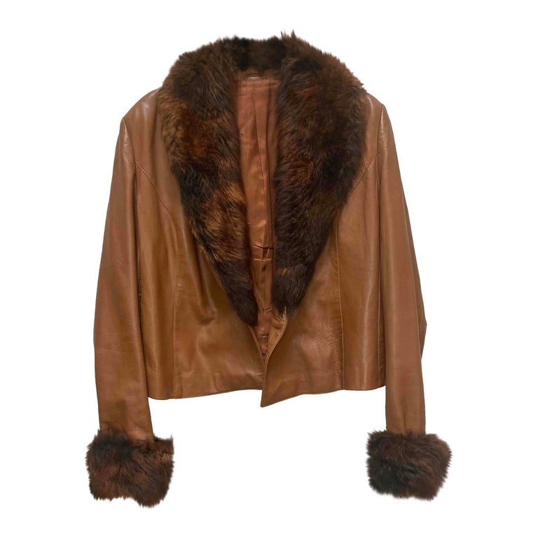 Manteau en cuir