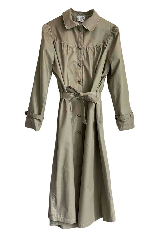 Belted trench coat