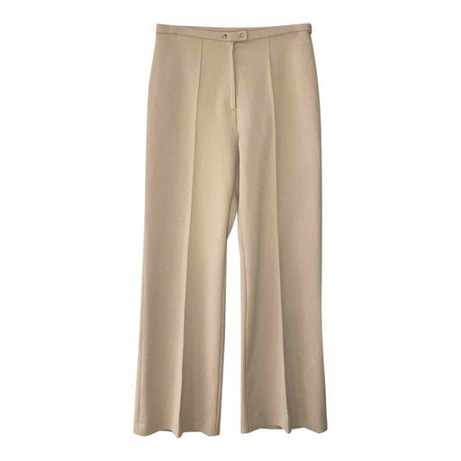 Pantalon fluide beige