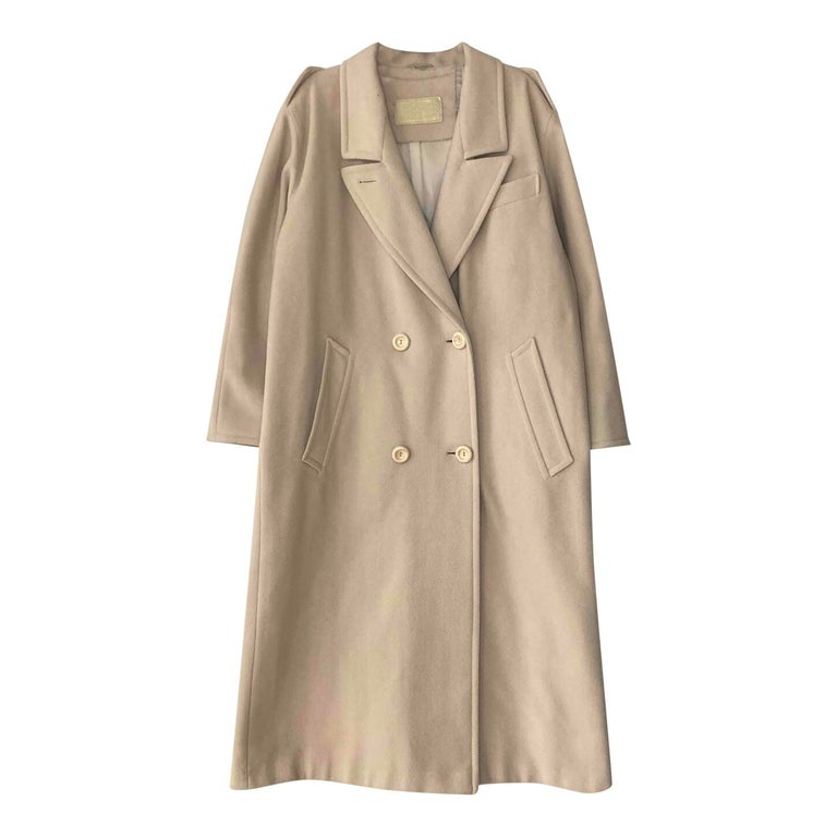Manteau long en laine 
