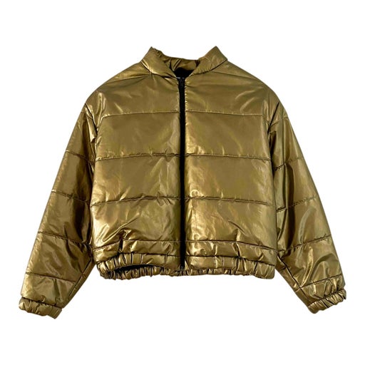 90's golden down jacket