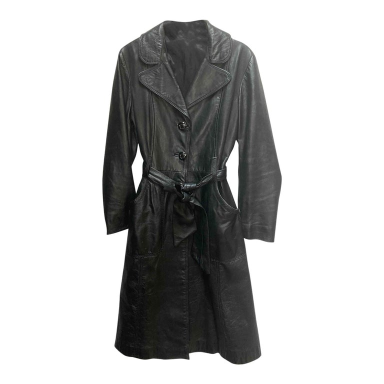 Trench en cuir 