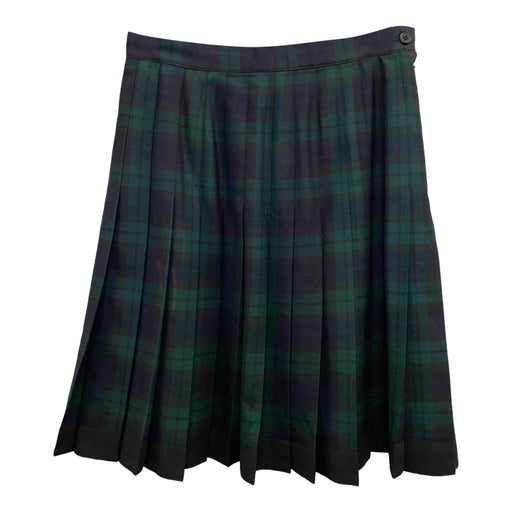 Wool tartan skirt
