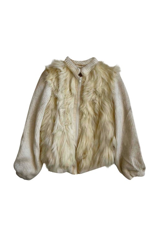 Wool and fur jacket