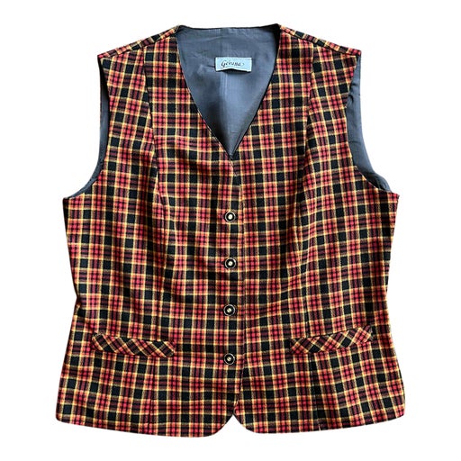 Checked waistcoat