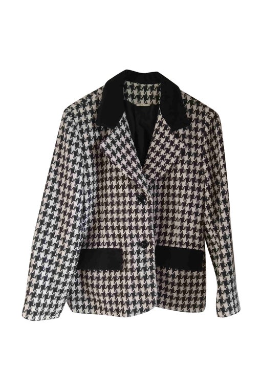 Houndstooth blazer