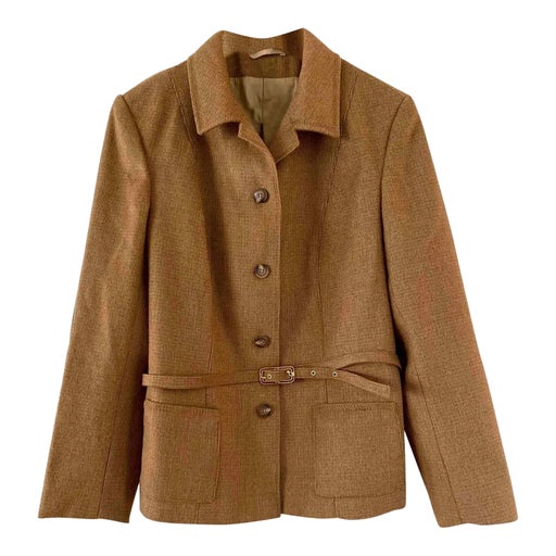 Wool safari jacket