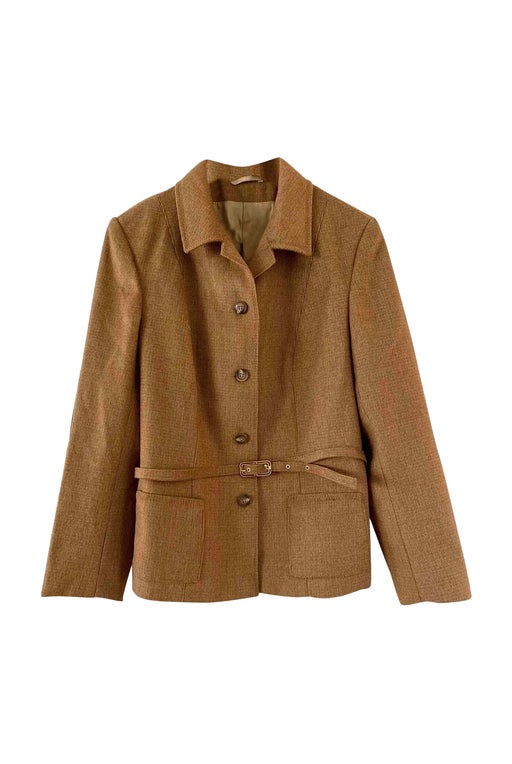 Wool safari jacket