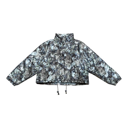 Floral puffer jacket