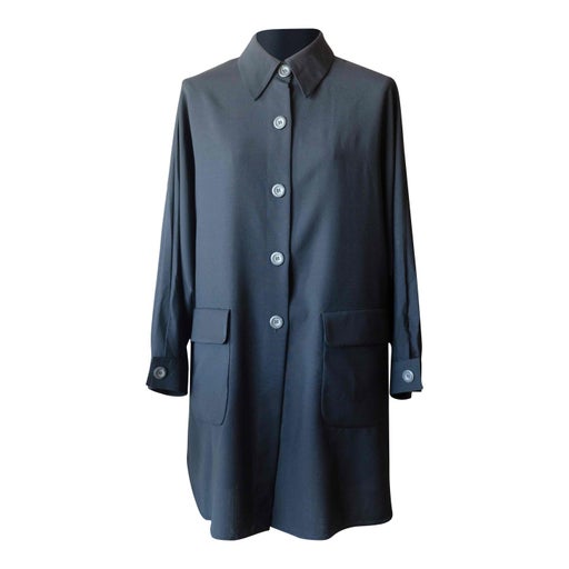 Wool shirt dress