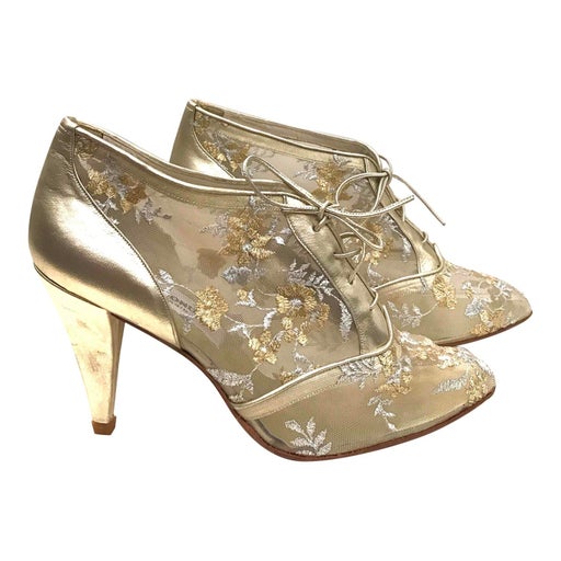 Bottines en cuir