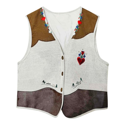 Embroidered vest