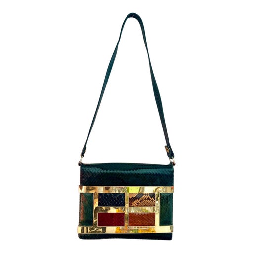 Exotic leather mini bag