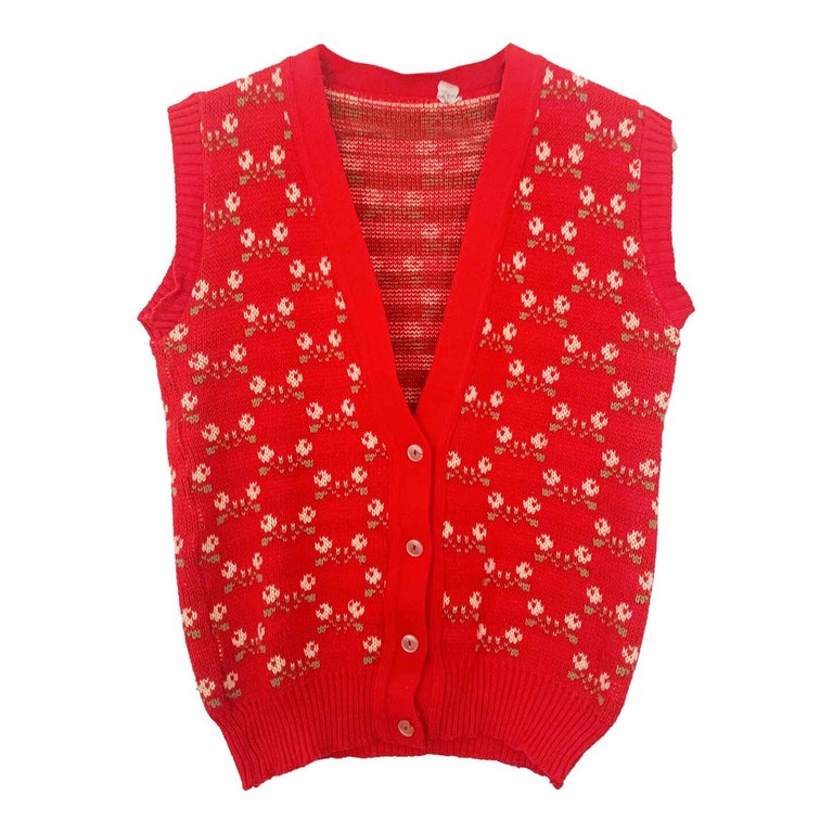 Gilet à fleurs