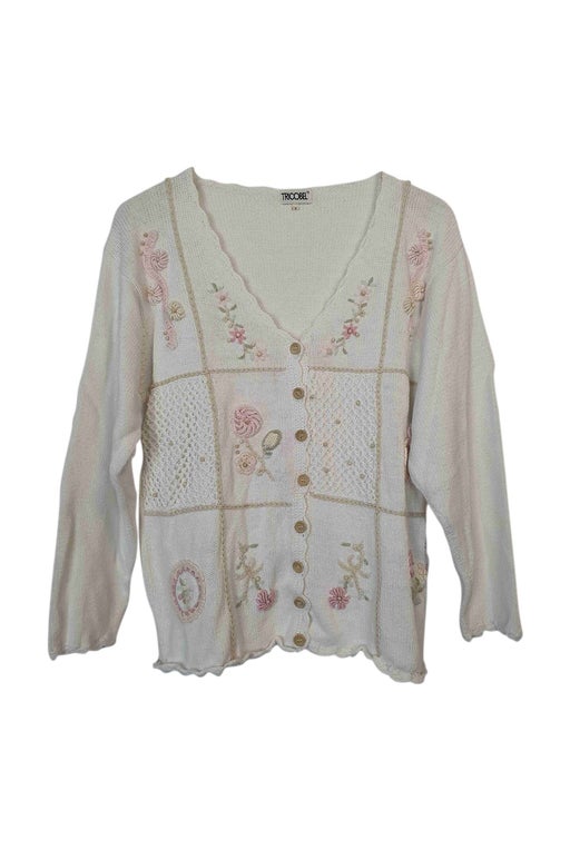 Cardigan à fleurs