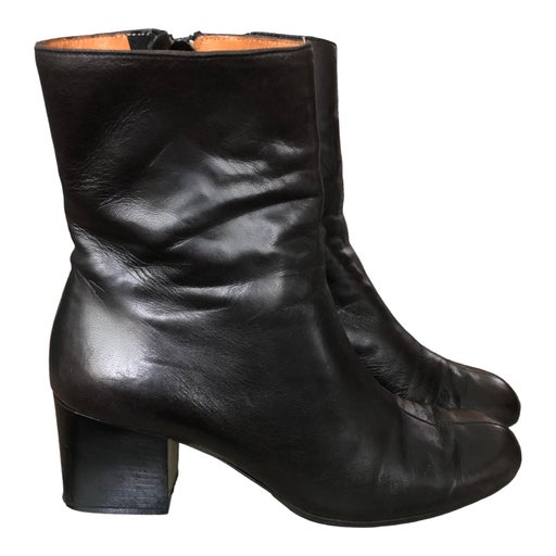 Bottines en cuir