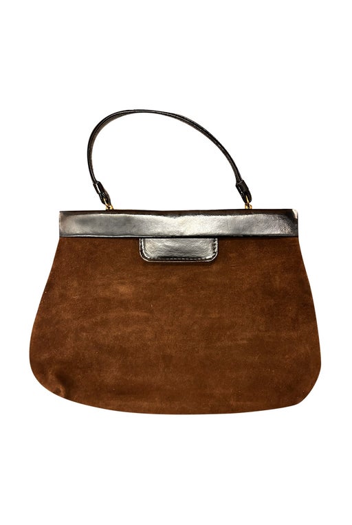 Leather and suede bag