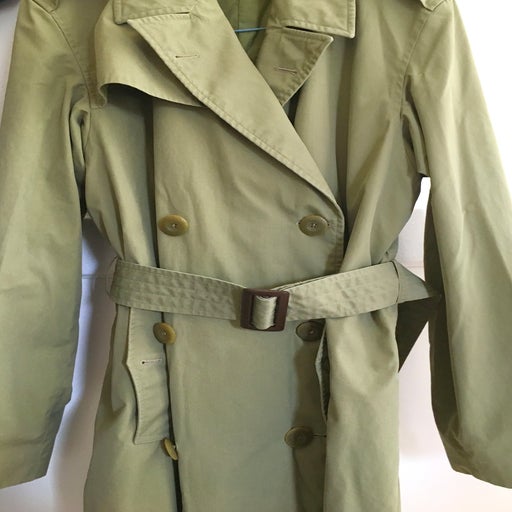 Belted trench coat
