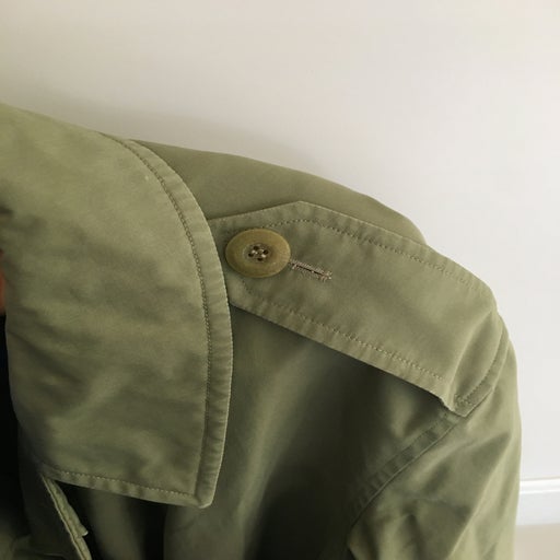 Belted trench coat