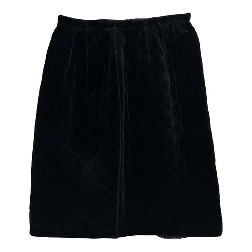 Velvet quilted skirt