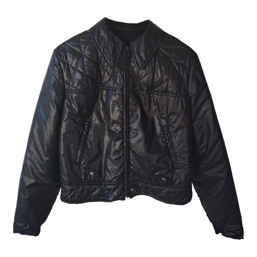 Quilted down jacket