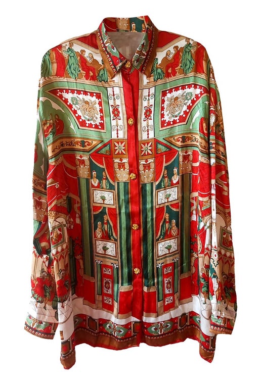 Chemise à motifs