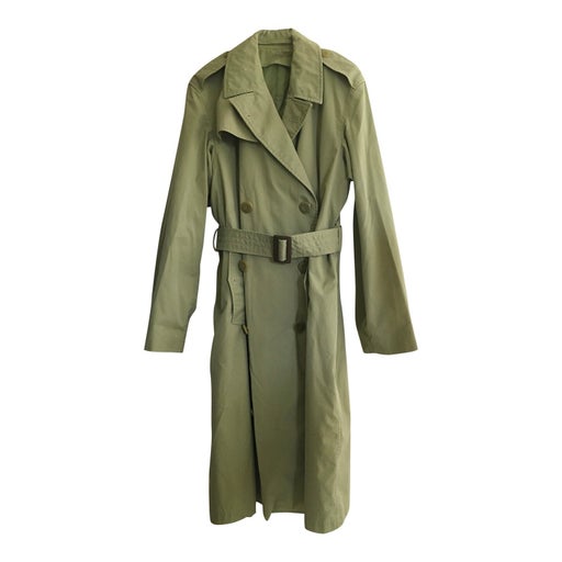 Belted trench coat