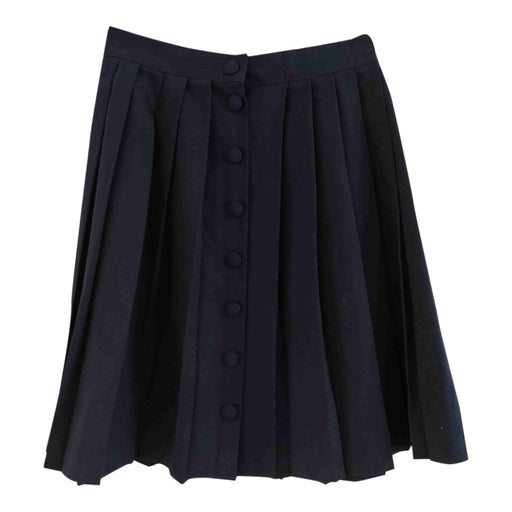 Jupe plissée boutonnée 
