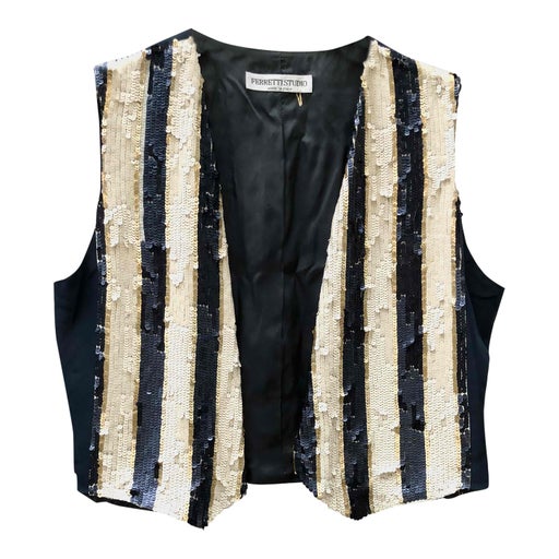 Sequin vest