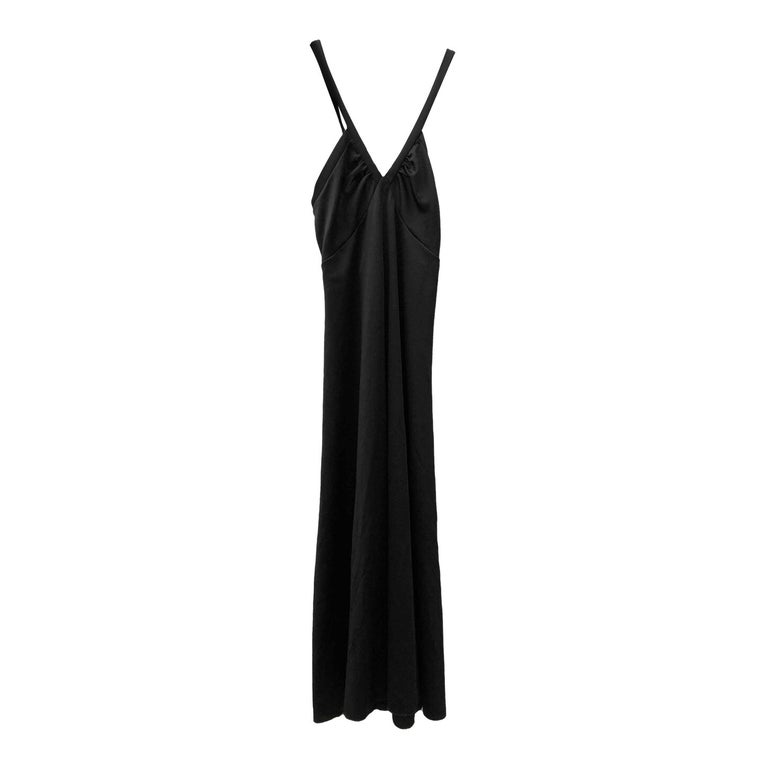 Robe longue noire