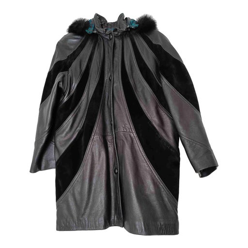 leather coat