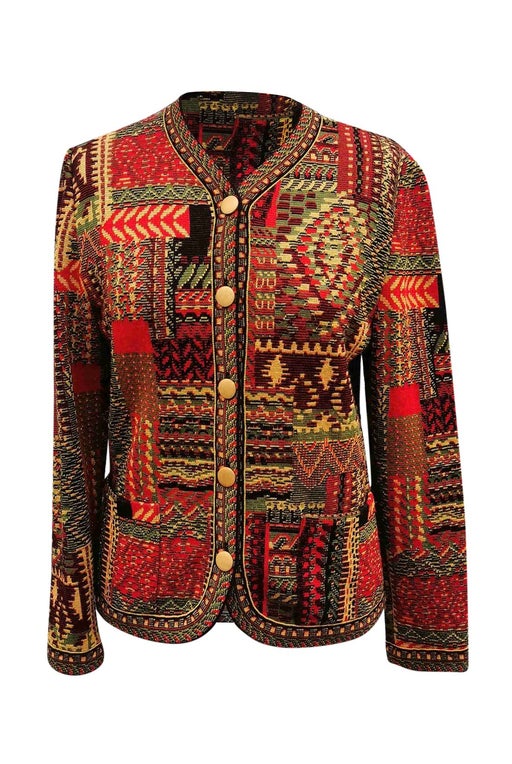 Veste à motifs