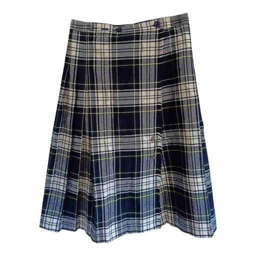 Jupe tartan en laine