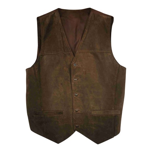 Suede vest