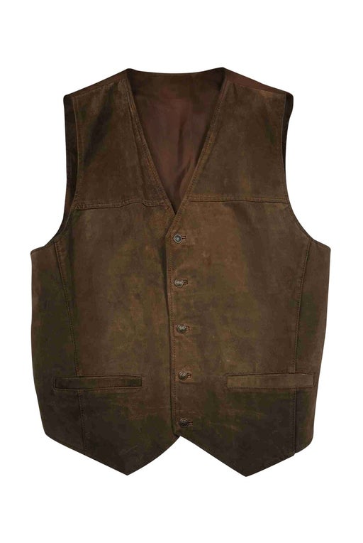 Suede vest