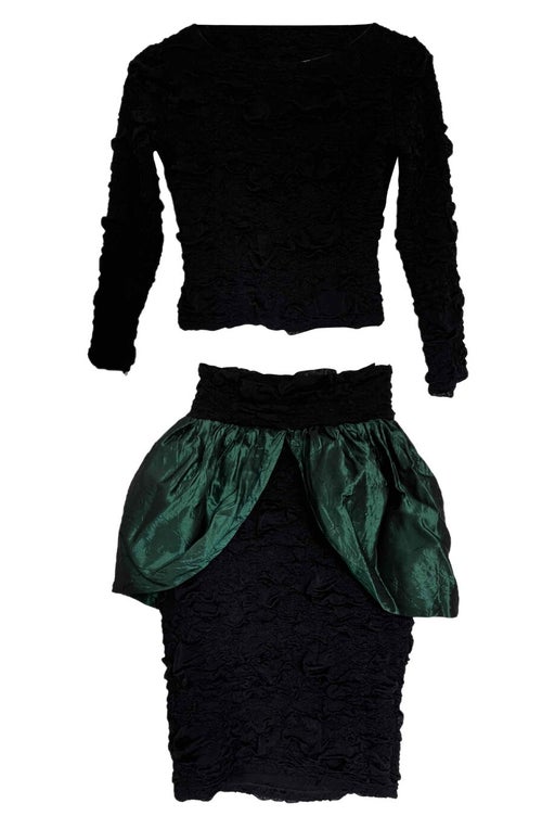 80's skirt set