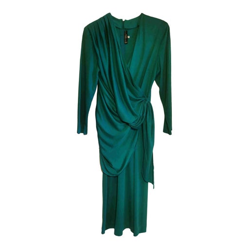 80's green dress