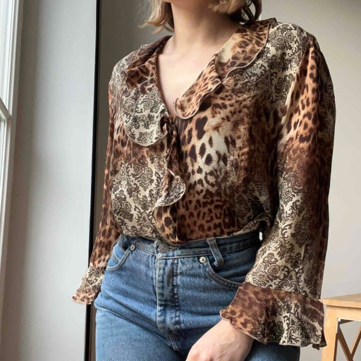 Leopard blouse