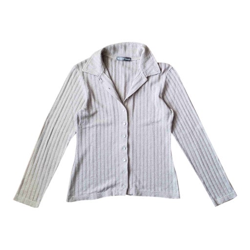 Openwork cardigan