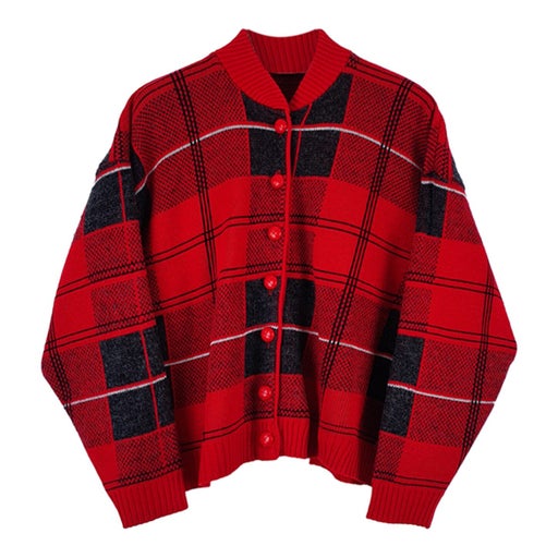 Check cardigan