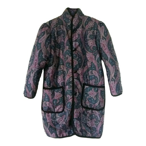 Floral puffer jacket