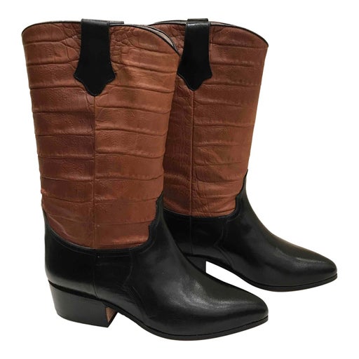 Bottes en cuir
