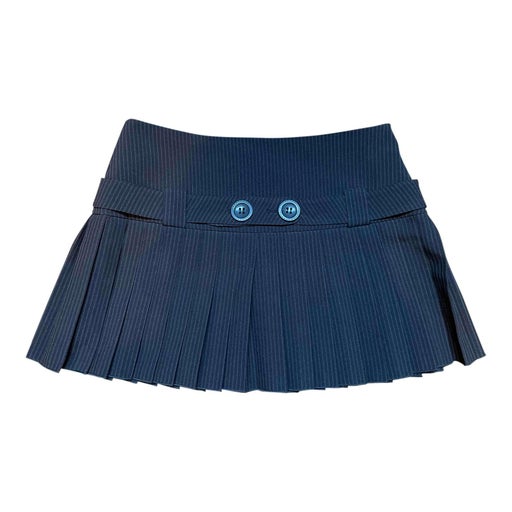 Pleated mini skirt