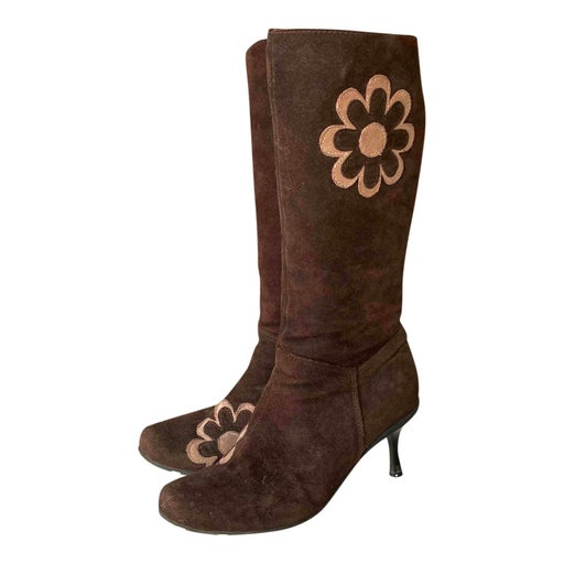 Suedette boots