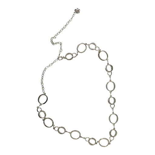 Silver chain belt