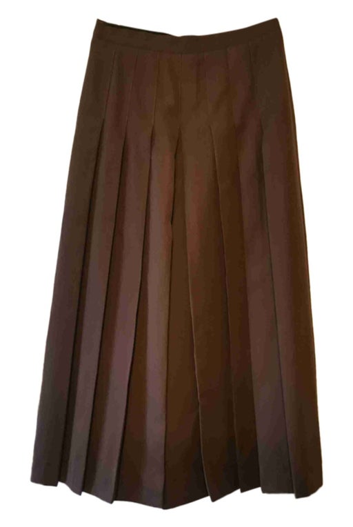 Chocolate culotte skirt