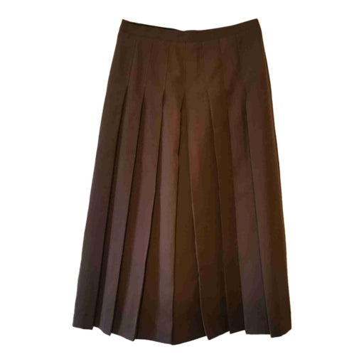 Chocolate culotte skirt