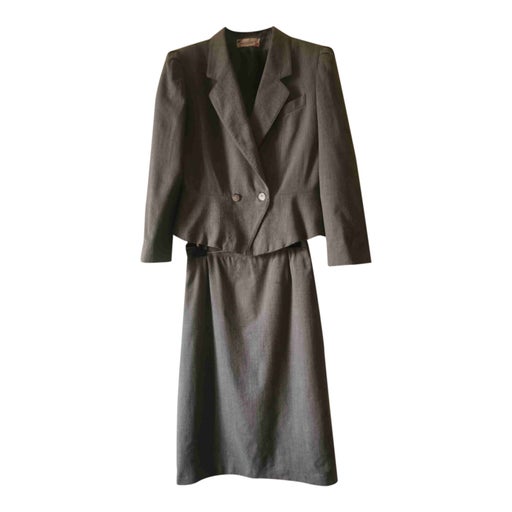 Wool skirt suit